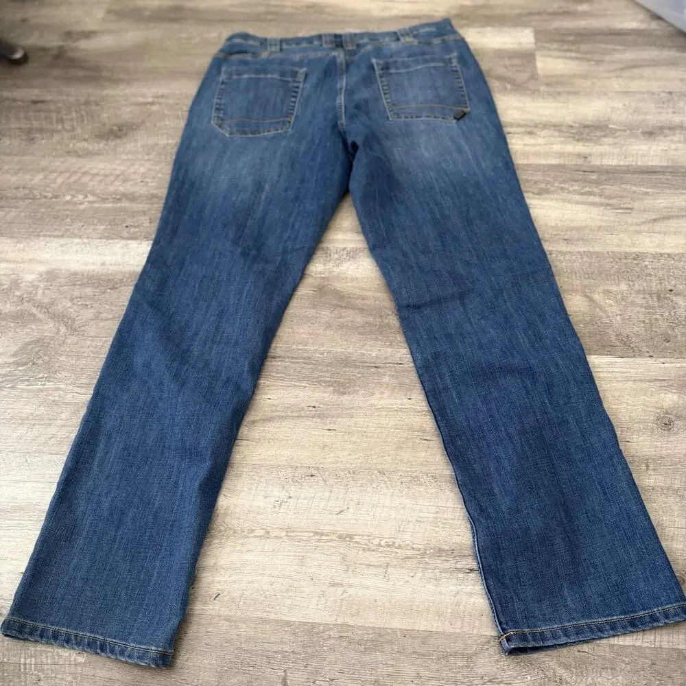 5.11 Tactical Jeans Mens 36x32 Blue Medium Wash Straight Denim Stretch 5-Pocket